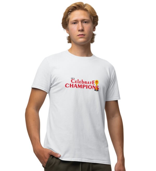 Let's Celebrate Champions - White - Printed - Sports cool Men's T-shirt